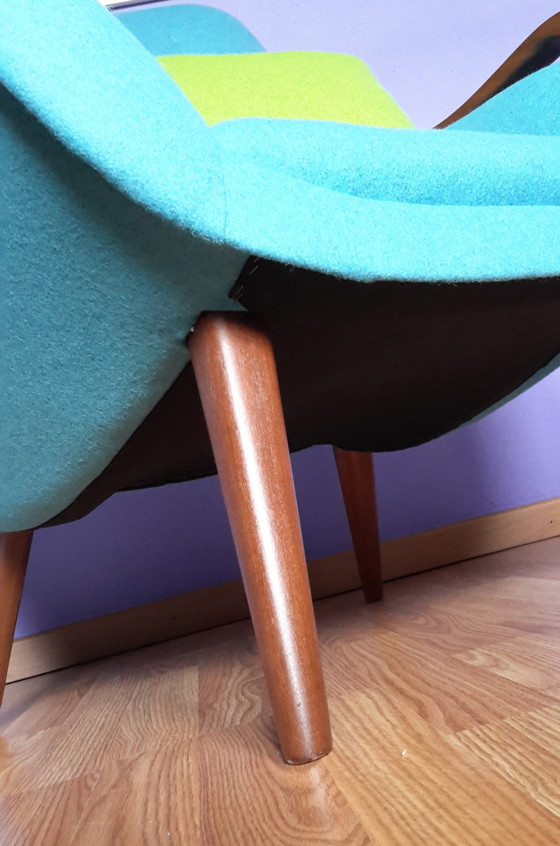 Image 1 of 2x Vintage teak armchairs from the 50s/60s