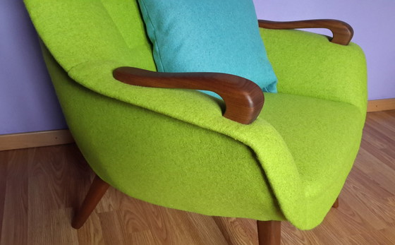 Image 1 of 2x Vintage teak armchairs from the 50s/60s