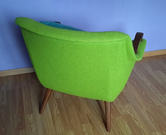 Image 1 of 2x Vintage teak armchairs from the 50s/60s