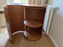 Vintage drinks cabinet round