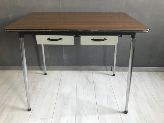 Image 1 of Vintage formica desk