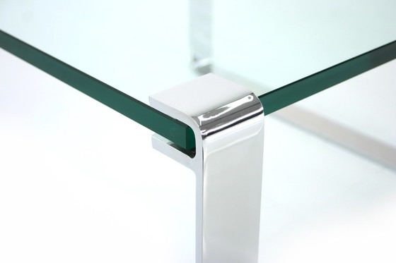 Image 1 of New! DRAENERT 1022 classic coffee table / coffee table, side table, Glass, Chrome, normal price €2075 in original packaging