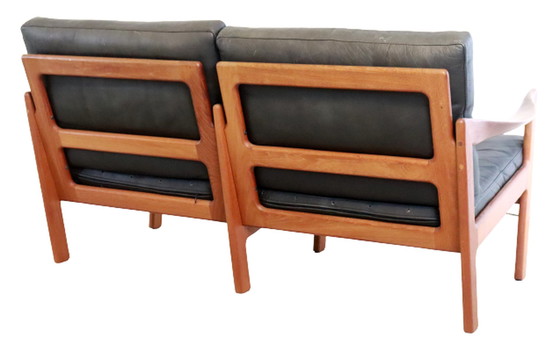 Image 1 of Illum Wikkelso for Niels Eilersen 2 person sofa vinage Danish Design