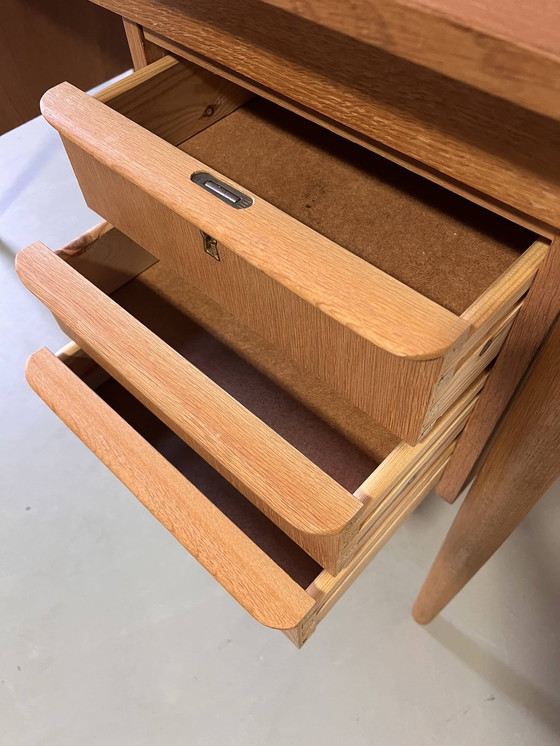 Image 1 of Vintage Danish oak desk