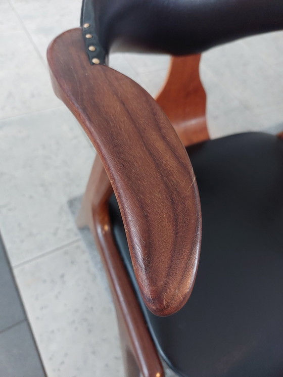 Image 1 of 4x Ava cow horn chairs