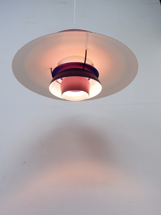 Image 1 of Louis Poulsen PH5 hanging lamp purple