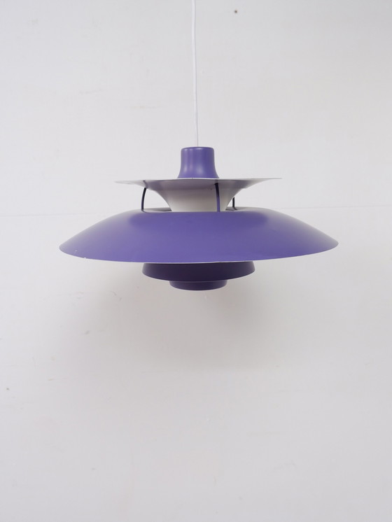 Image 1 of Louis Poulsen PH5 hanging lamp purple