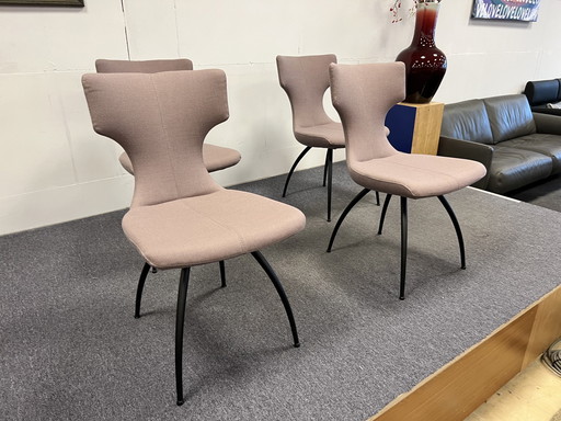 4x Leolux Callas Dining chair fabric