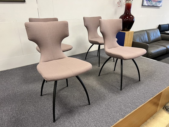 Image 1 of 4x Leolux Callas Dining chairs fabric