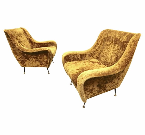 Image 1 of 2x vintage armchair