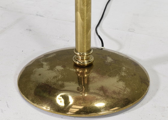 Image 1 of Hollywood Regency Brass Bamboo floor lamp – Europe, circa 1970