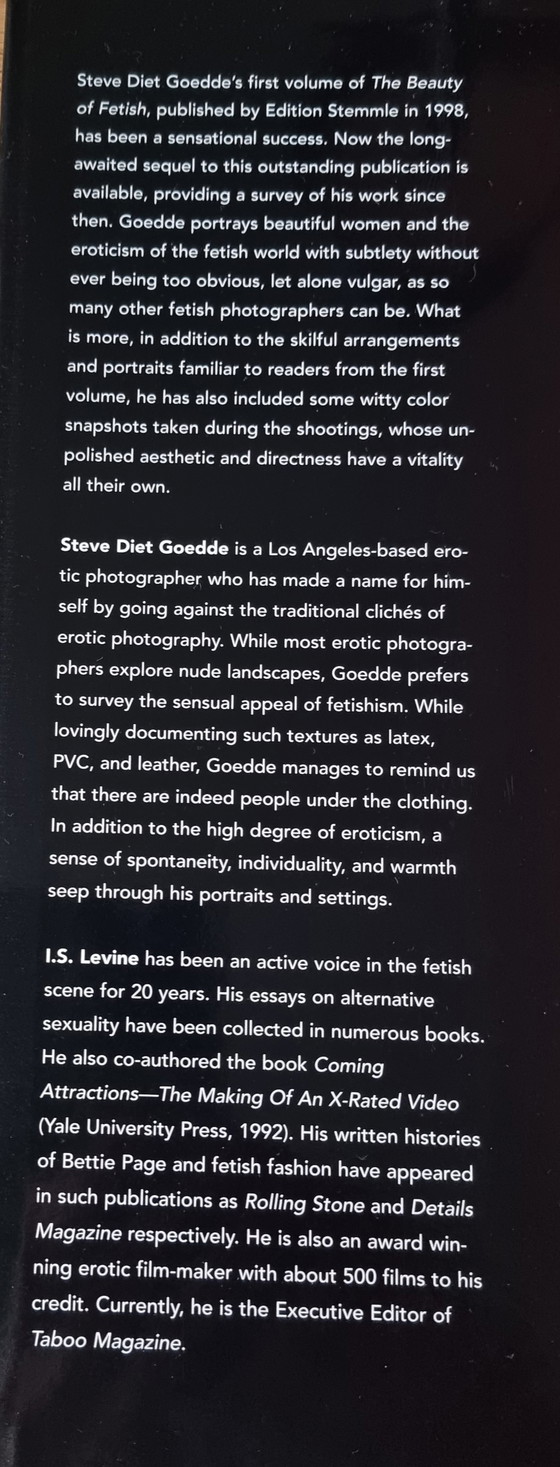 Image 1 of Steve Diet Goedd 'The beauty of Fetish' Volume II