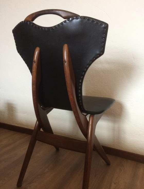 Image 1 of 4x Chaise à ciseaux Louis van Teeffelen