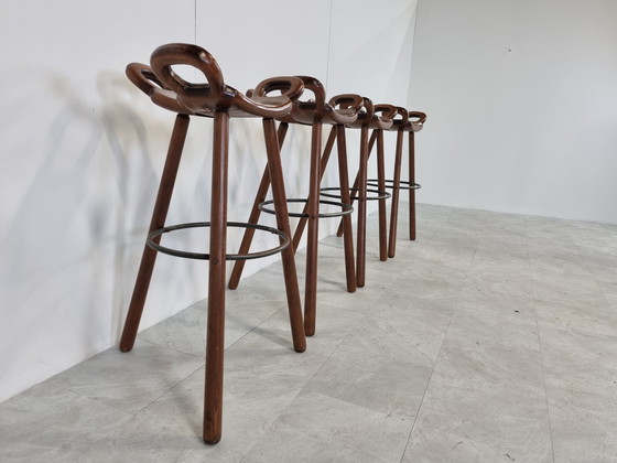 Image 1 of Mid century brutalist bar stools, 1960s