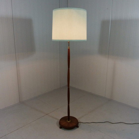 Image 1 of Mid century teak floor lamp Denmark 1960