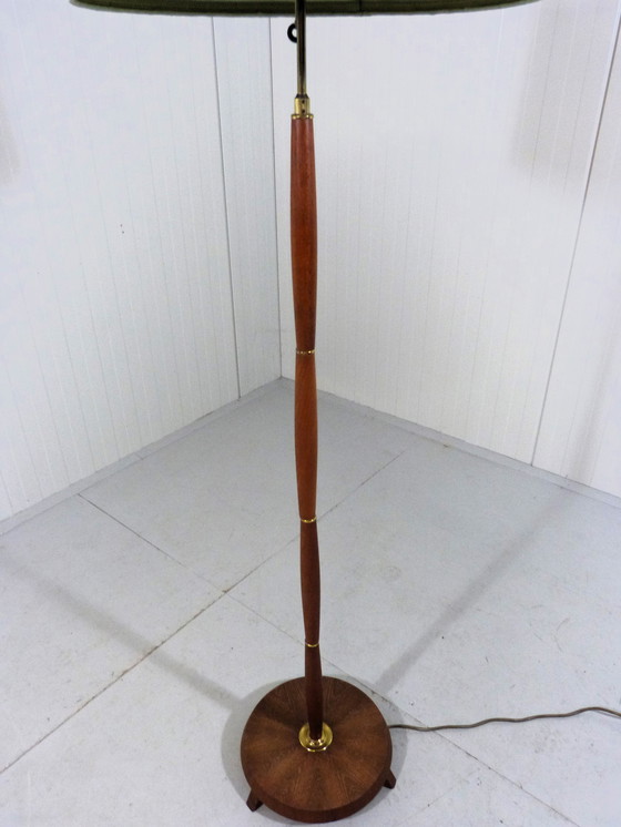 Image 1 of Mid century teak floor lamp Denmark 1960