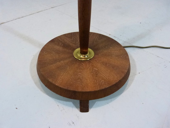 Image 1 of Mid century teak floor lamp Denmark 1960