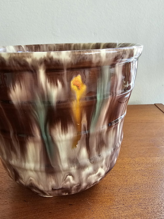 Image 1 of Jasba Allemagne de l'Ouest Pot de fleurs Vintage Céramique