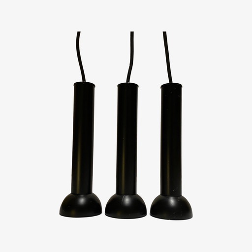 Set of 3 black pendants from the Danish company Lyfa