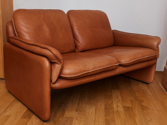 Image 1 of 2x De Sede DS 61 leather sofas cognac