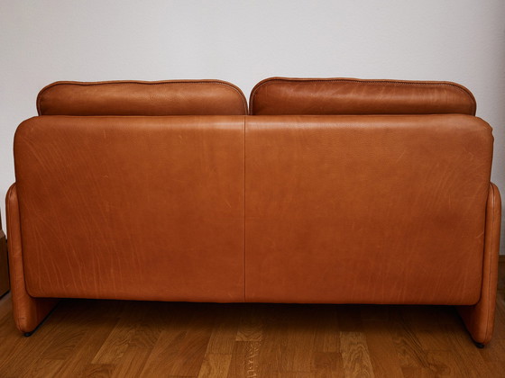 Image 1 of 2x De Sede DS 61 leather sofas cognac