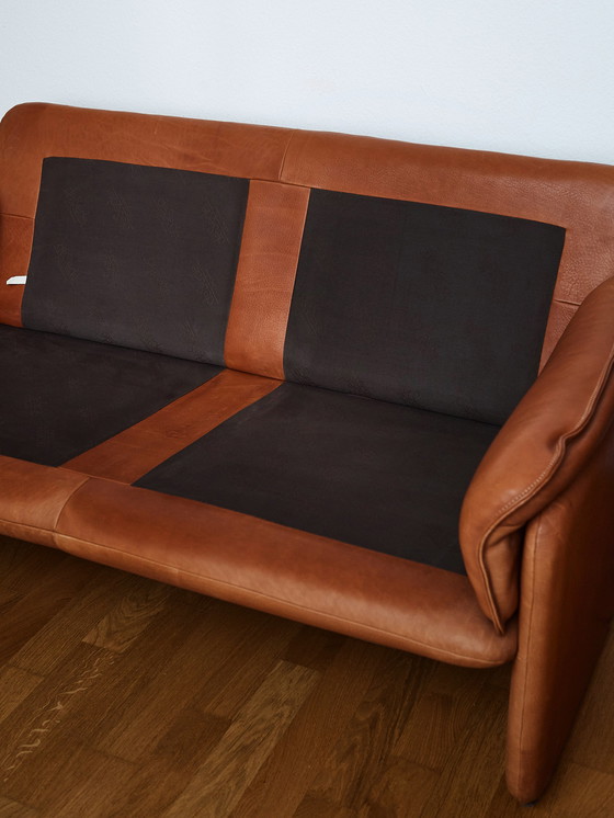 Image 1 of 2x De Sede DS 61 leather sofas cognac