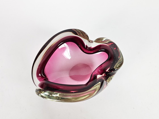 Image 1 of Murano - Sommerso - Flavio Poli - Sommerso - transparent - pink - purple - 70's