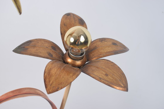 Image 1 of 70’s Flower floor light