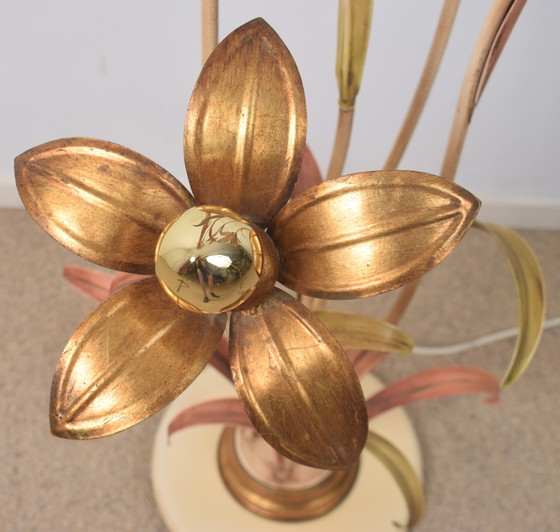 Image 1 of 70’s Flower floor light