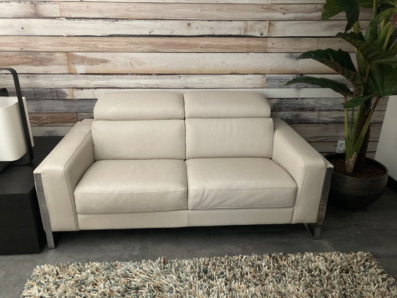 Image 1 of Calia Italia leather 2-seater sofa