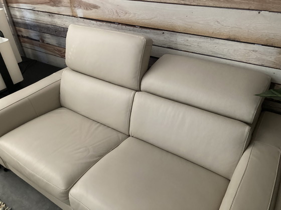 Image 1 of Calia Italia leather 2-seater sofa