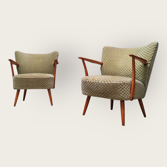 Image 1 of 2x Mid Century armchairs