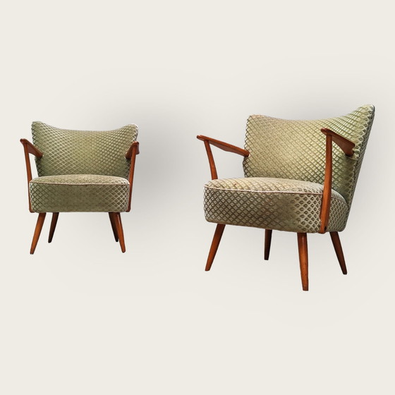 Image 1 of 2x Mid Century armchairs