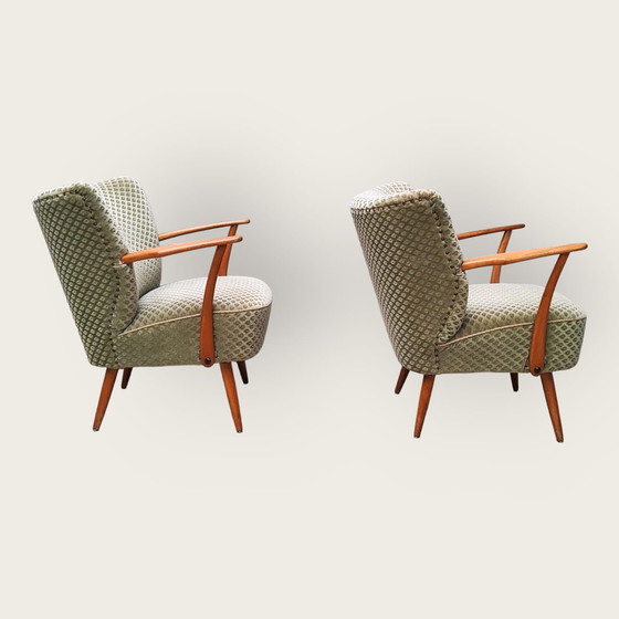 Image 1 of 2x Mid Century armchairs