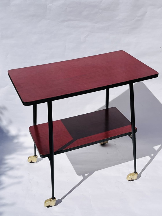 Image 1 of Chariot de bar-tv vintage en formica