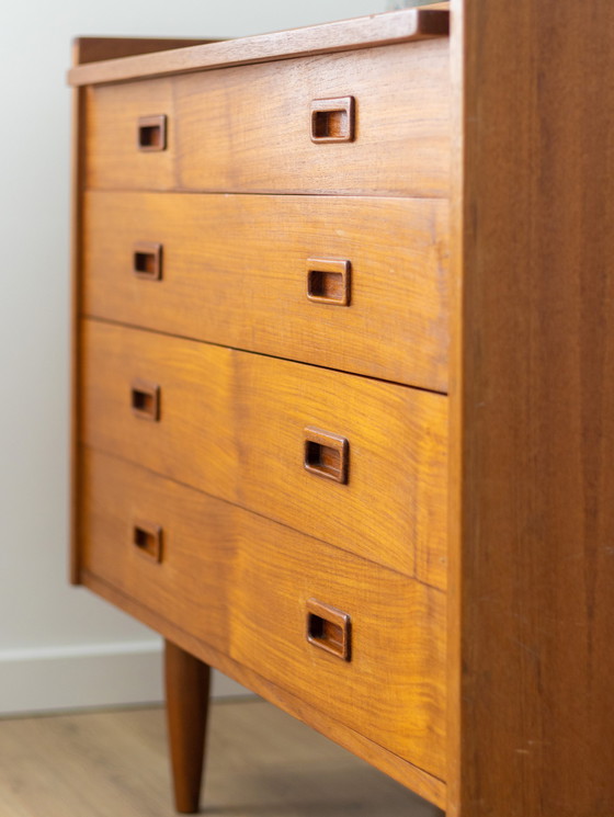 Image 1 of Commode danoise vintage avec miroir de courtoisie intégré