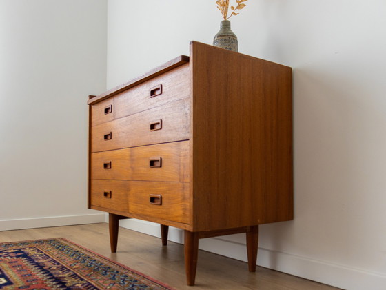 Image 1 of Commode danoise vintage avec miroir de courtoisie intégré