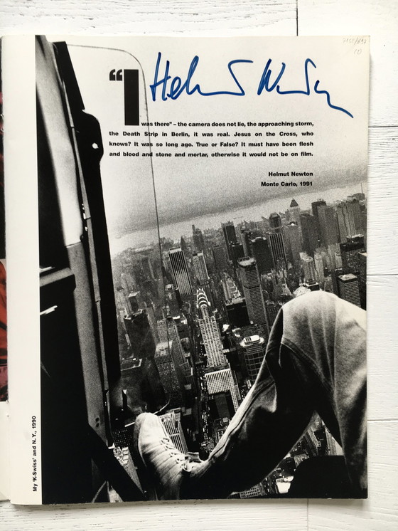 Image 1 of Helmut Newton's Illustrated No. 3, signed book