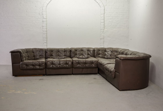 Image 1 of De Sede DS11 6 modular element sofa