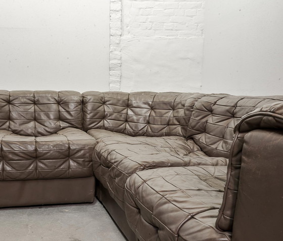 Image 1 of De Sede DS11 6 modular element sofa