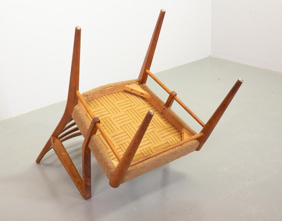 Image 1 of 2x Cees Braakman Wooden Ladder Arm Chairs