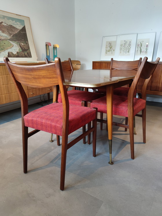 Image 1 of Table de salle à manger extensible vintage