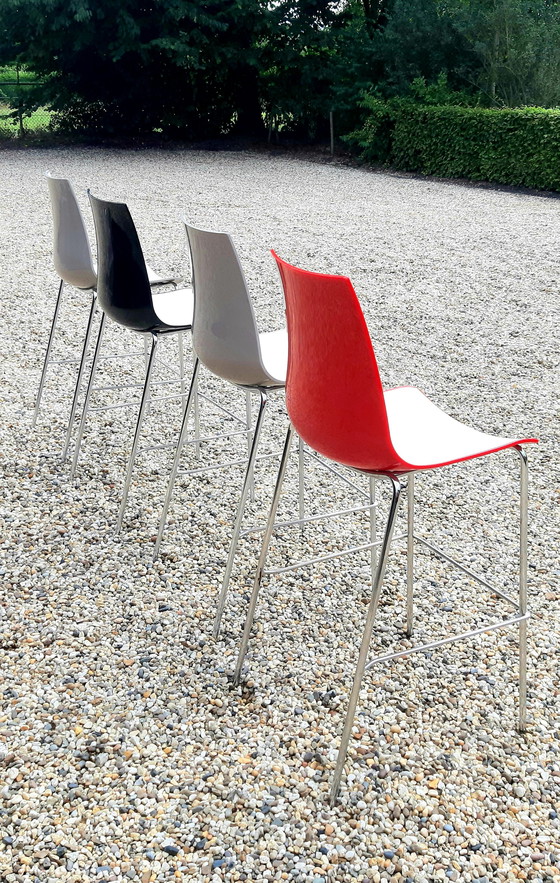 Image 1 of 4 Pedrali design bar stools 3D colour