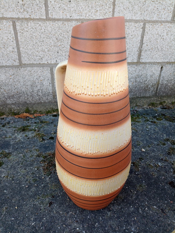 Image 1 of 3 vasi da pavimento in ceramica vintage della Germania occidentale