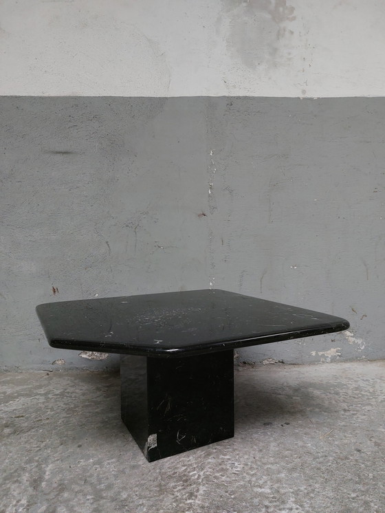 Image 1 of Black marble coffee table