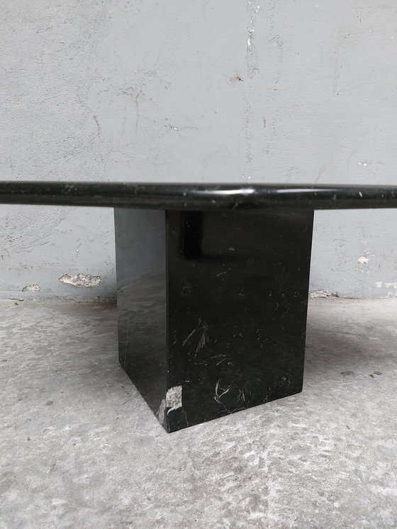 Image 1 of Black marble coffee table