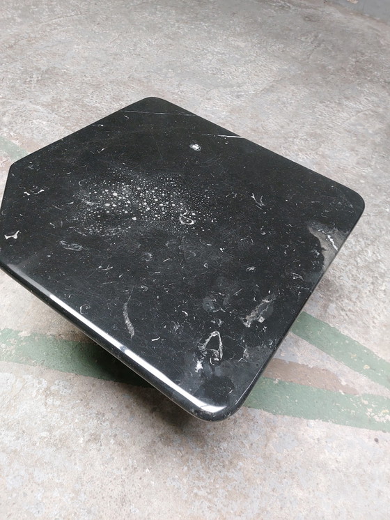 Image 1 of Black marble coffee table