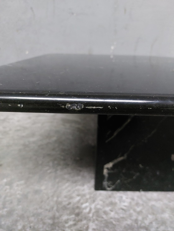 Image 1 of Black marble coffee table