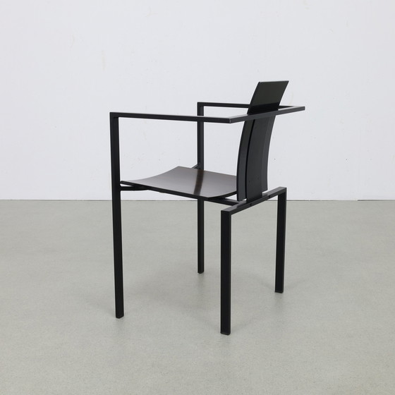 Image 1 of 4x Chaise de salle à manger postmoderne de Karl Friedrich Förster pour KFF, années 1980