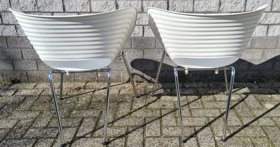 Image 1 of 2x Vitra Tom Vac chairs by Ron Arad